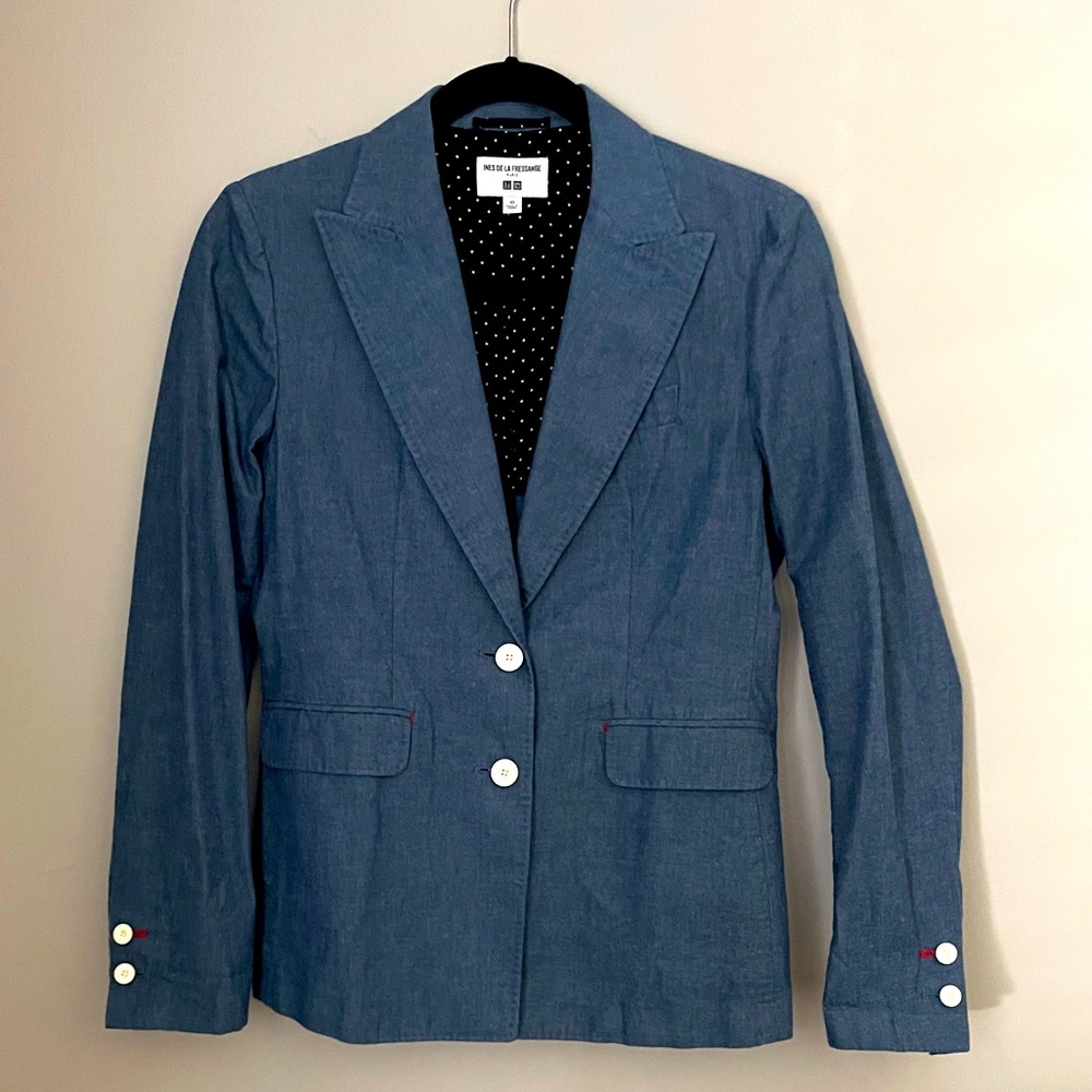 Adorable lightweight denim blazer - XS